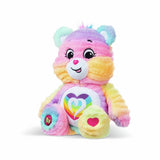 Care Bears Togetherness plush rainbow tie-dye 35cm, imported from the UK