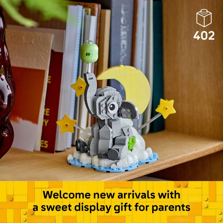 LEGO Baby Elephant in the Sky set 40814 - British product