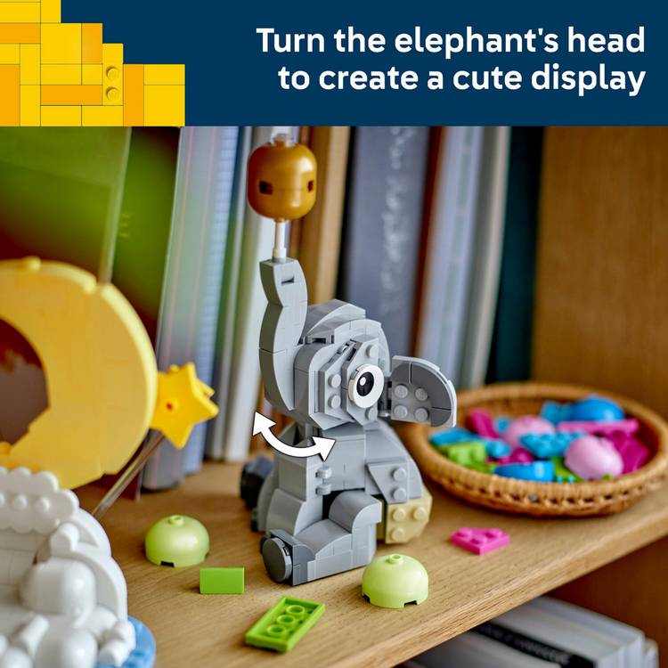 LEGO Baby Elephant in the Sky set 40814 - British product