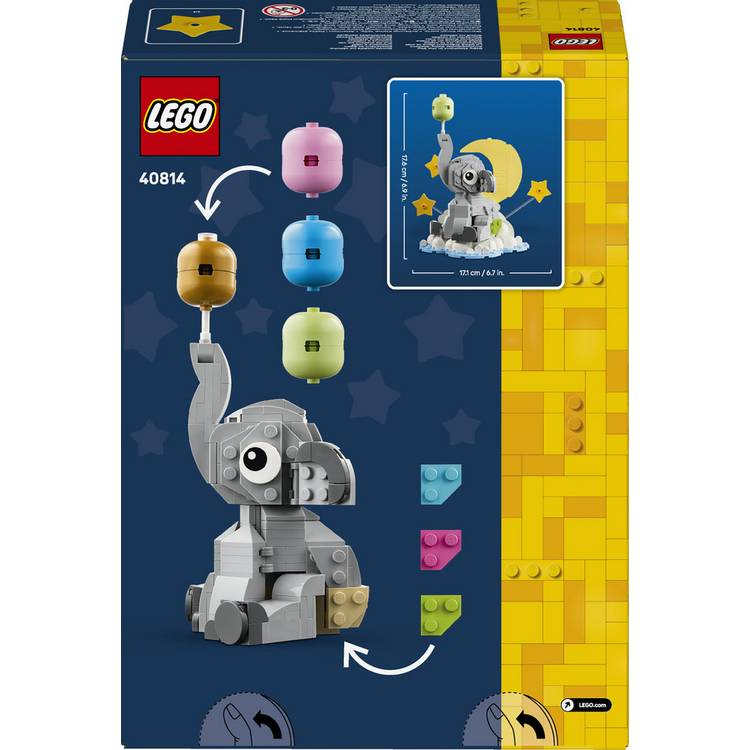LEGO Baby Elephant in the Sky set 40814 - British product