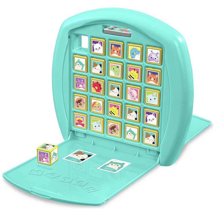 Squishmallows Crazy Cube Game featuring 15 characters, imported from the UK