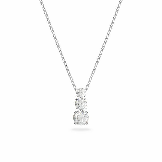 Swarovski Stilla Attract silver pendant necklace with crystals - British product