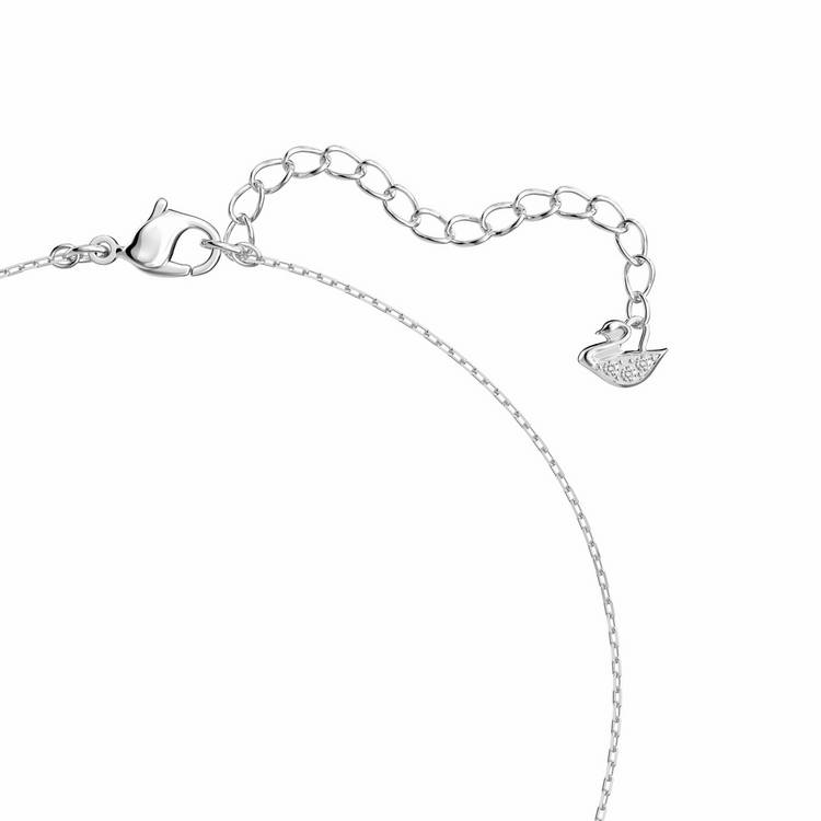 Swarovski Stilla Attract silver pendant necklace with crystals - British product