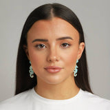 Freedom beaded seahorse drop earrings 40mm (British brand)
