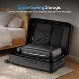 VonHaus 3-piece hard shell suitcase set black (British brand)