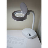 Aidapt reading lamp with magnifier, desk lamp - British product