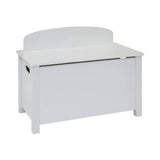 Liberty House Toys white wooden toy box, UK version