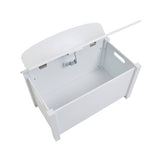 Liberty House Toys white wooden toy box, UK version
