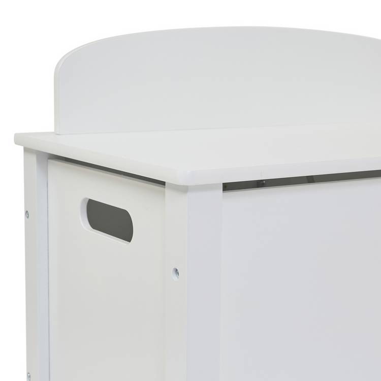 Liberty House Toys white wooden toy box, UK version