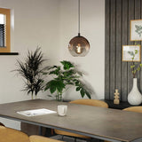 EGLO Ariscani adjustable pendant light black (British brand)
