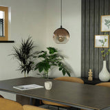 EGLO Ariscani adjustable pendant light black (British brand)