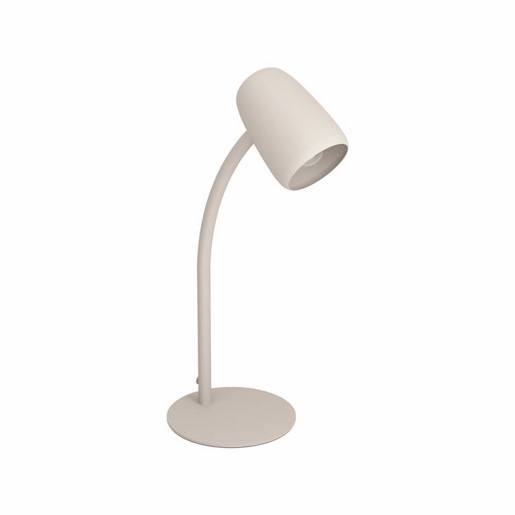 EGLO Carlo desk lamp in sand steel, UK version