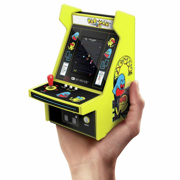 My Arcade Pac-Man Micro Player Pro portable retro arcade, imported from the UK