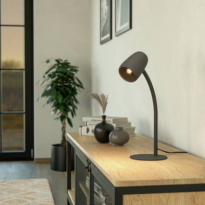 Argos EGLO Carlo Modern Steel Flexible Desk Lamp - Black- Buy online at McGrocer