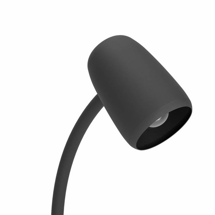 EGLO Carlo adjustable steel desk lamp in black (British brand)