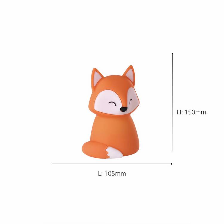 EGLO orange fox colour changing night light, UK version