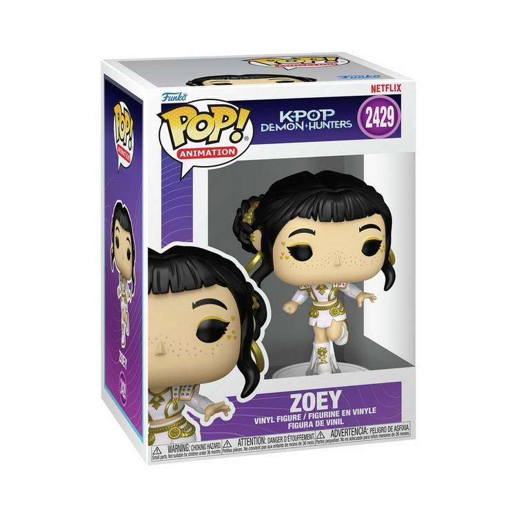 Funko POP! Zoey Kpop Demon Hunters figure 4.1 inches, UK version
