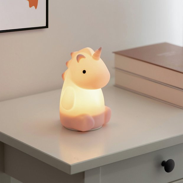 EGLO Castellino unicorn colour changing night light pink (British brand)