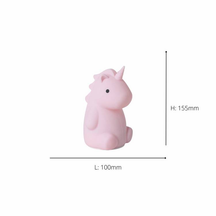 EGLO Castellino unicorn colour changing night light pink (British brand)