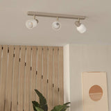 EGLO Corato steel 3-light spotlight sand finish, UK version