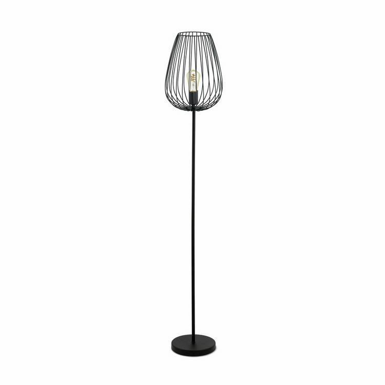 EGLO Newtown floor lamp black 159.5cm (British brand)
