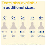 MAM medium flow baby teats 4 pack (British brand)