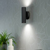 Argos EGLO Portillo Metal 2 Uplight & Downlight Wall Light - Black- Buy online at McGrocer