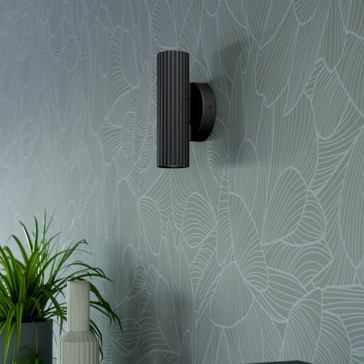 EGLO Portillo wall light black finish, imported from the UK