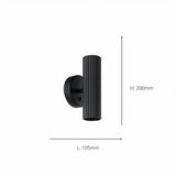 EGLO Portillo wall light black finish, imported from the UK