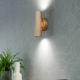 Argos EGLO Portillo Metal 2 Uplight & Downlight Wall Light - Gold- Buy online at McGrocer