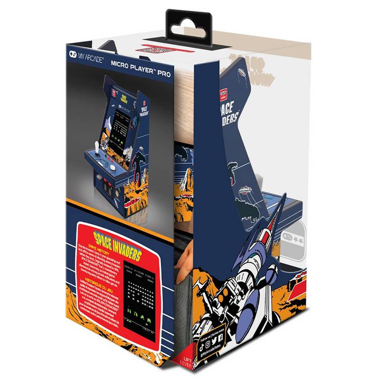 My Arcade Space Invaders retro arcade with colour screen, imported from the UK