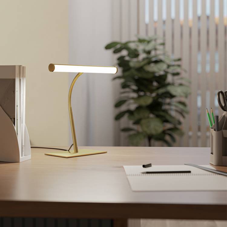 EGLO Riccione gold desk lamp 39.5cm - British product