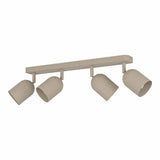 EGLO Tilston 4-light spotlight sand finish (British brand)