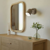 EGLO Tilston steel spotlight in sand 15.5cm - British product