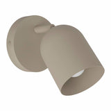 EGLO Tilston steel spotlight in sand 15.5cm - British product