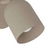 EGLO Tilston steel spotlight in sand 15.5cm - British product