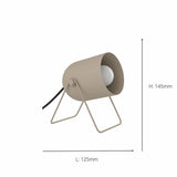 EGLO Tilston desk lamp in sand (British brand)