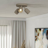 Argos EGLO Tilston Steel 3 Light Spotlight - Sand- Buy online at McGrocer