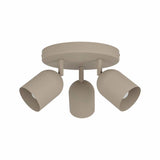 EGLO Tilston 3-light spotlight Sand steel (British brand)