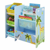 Liberty House Toys Safari book sling storage blue, UK version