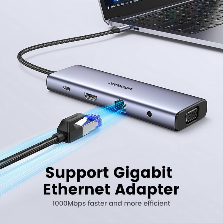 UGREEN 10-in-1 USB-C hub with 4K HDMI and Ethernet, UK version