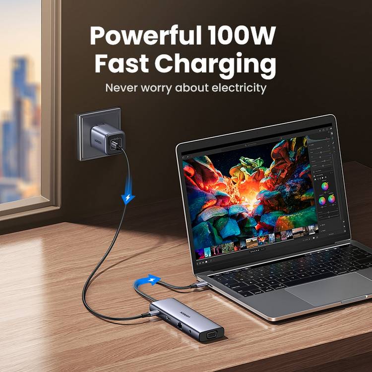 UGREEN 10-in-1 USB-C hub with 4K HDMI and Ethernet, UK version
