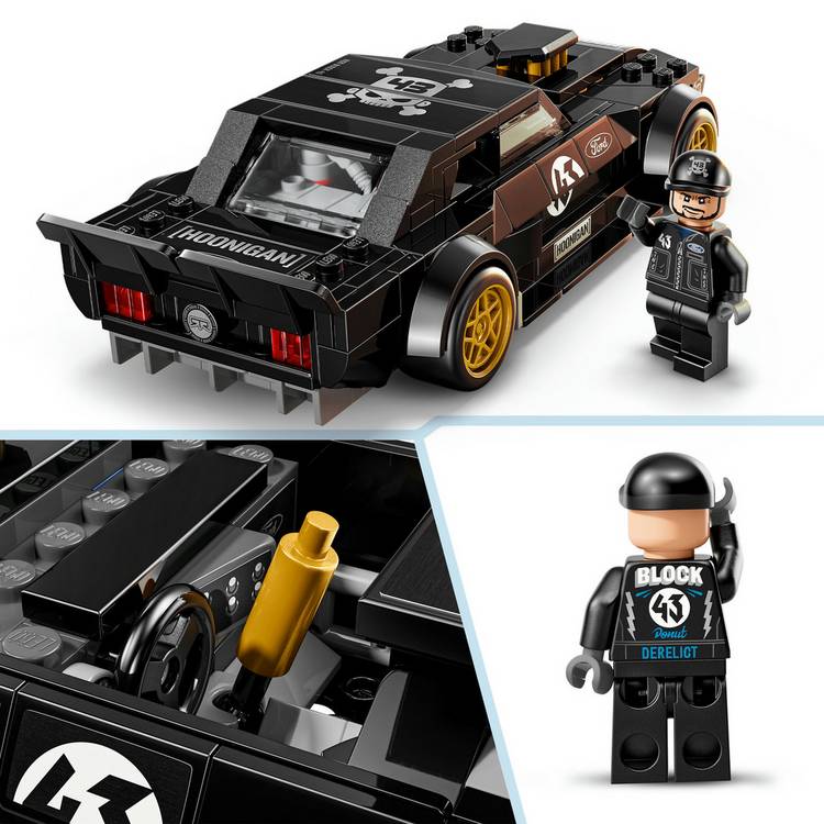LEGO Speed Champions Ken Block Mustang Hoonicorn V1 345 pieces - British product