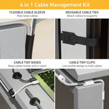D-Line 4-in-1 cable management kit - British product