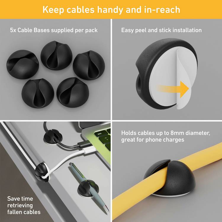 D-Line 4-in-1 cable management kit - British product