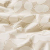Argos Home Polycotton Floral Leaf Natural Bedding Set - Superking