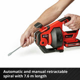 Einhell cordless drain cleaner TE-DA 18/760 18V, UK version