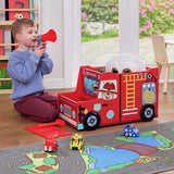 Argos Liberty House Toys Kids Fire Engine Toy Box - Red, 55 Litre- Buy online at McGrocer