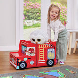 Liberty House Toys fire engine toy box red (British brand)