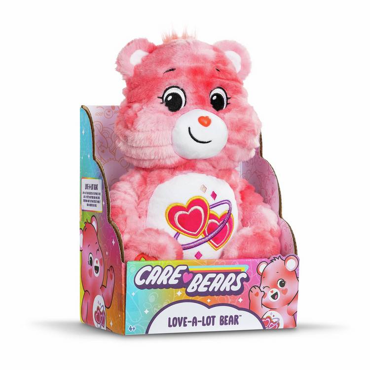 Care Bears Love-a-Lot Bear colour splash plush 35cm - British product